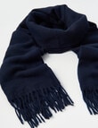 Whistle Accessories Wrap Scarf, Navy product photo View 02 S
