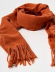 Whistle Accessories Wrap Scarf, Rust product photo View 02 S