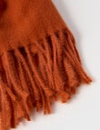 Whistle Accessories Wrap Scarf, Rust product photo View 03 S