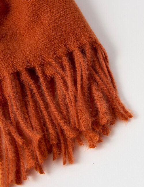 Whistle Accessories Wrap Scarf, Rust product photo View 03 L