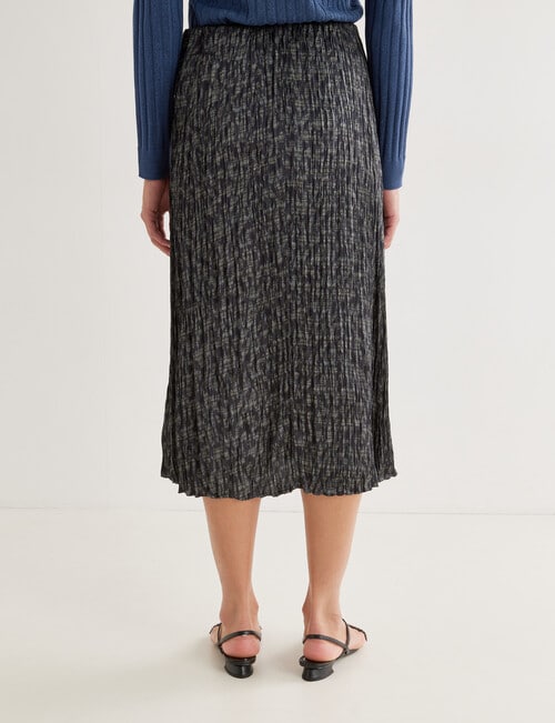 Jigsaw Crinkle Skirt, Print product photo View 02 L