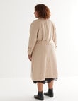 Studio Curve Trench Coat, Camel product photo View 02 S