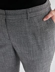 Studio Curve Cross Hatch Pant, Grey product photo View 04 S