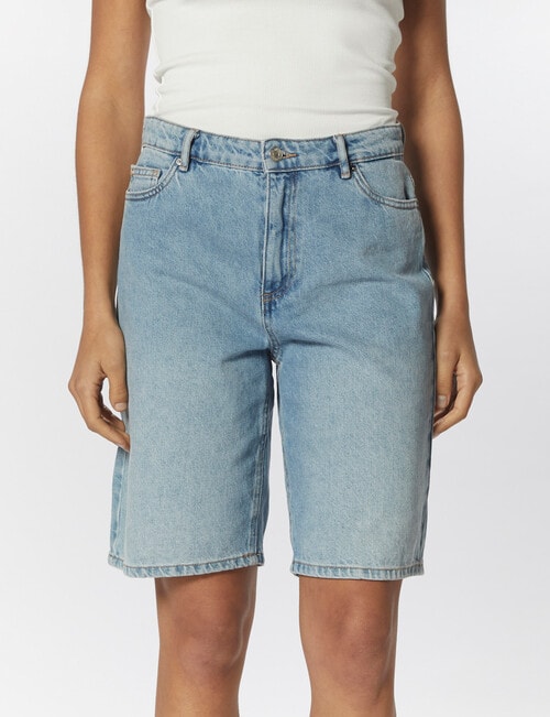 ONLY Sonny Wide Denim Short, Light Blue product photo