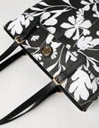 Boston + Bailey Floral Printed Tote Bag, Black & White product photo View 04 S