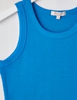 Switch Rib Singlet, Royal Blue product photo View 02 S