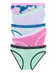Bonds Multipack Bikini Brief, 5-Pack, Bloom Aqua Pink product photo