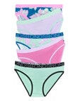 Bonds Multipack Bikini Brief, 5-Pack, Bloom Aqua Pink product photo View 02 S