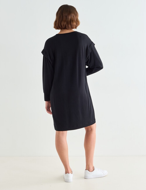 Zest Supersoft Sweater Dress, Black product photo View 02 L