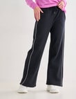 Superfit Wide Leg Trackie, Black product photo View 05 S
