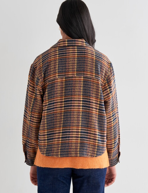 Zest Check Jacket, Navy & Gold product photo View 02 L