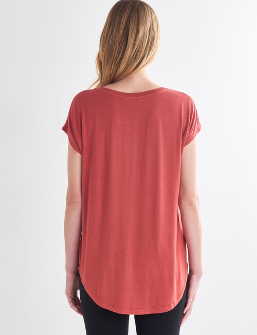 Bodycode Boxy Tee, Spice product photo View 02 L