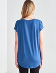 Bodycode Boxy Tee, Blue Ash product photo View 02 S