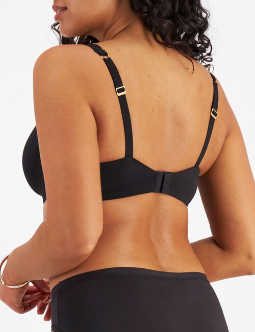 Berlei Barely There Luxe T-Shirt Bra, Black, A-E product photo View 03 L