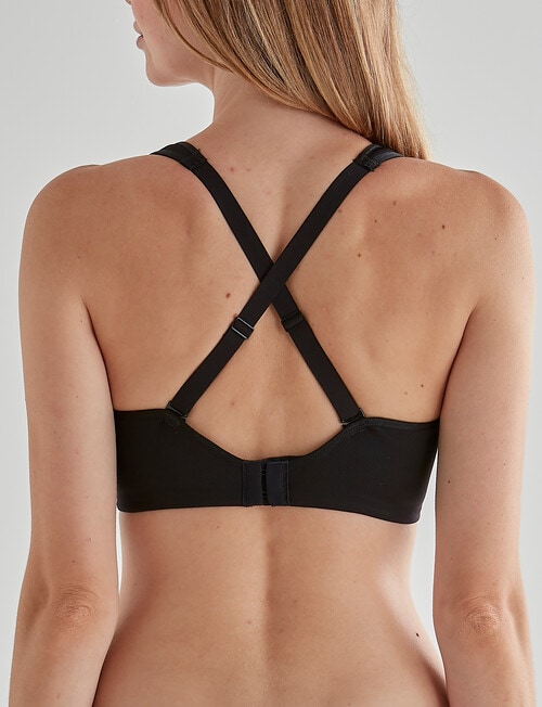 Berlei Active Full Focus Underwire Bra, Black, DD-H product photo View 03 L