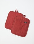 Ladelle Lennox Pot Holder, 2-Pack, Spice product photo