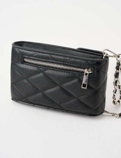 Boston + Bailey Quilted Phone Crossbody Bag, Black product photo View 07 L