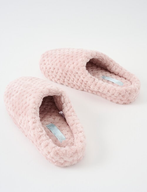 Whistle Sleep Luxe Honeycomb Slides, Dusky Pink product photo View 02 L