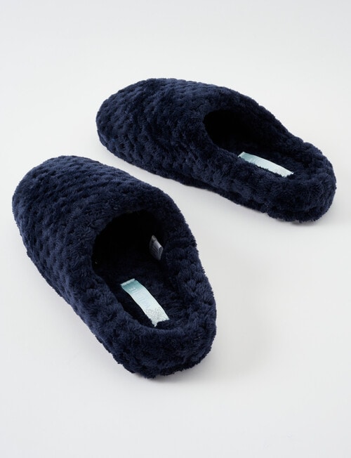 Whistle Sleep Luxe Honeycomb Slides, Navy product photo View 02 L