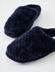 Whistle Sleep Luxe Honeycomb Slides, Navy product photo View 03 S