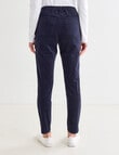 Ella J Pull-On Cord Pant, Navy product photo View 02 S