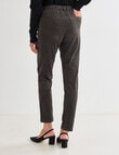 Ella J Pull-On Cord Pant, Peat product photo View 02 S