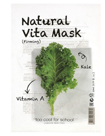 Too Cool For School Natural Vita Mask, Kale Firming product photo