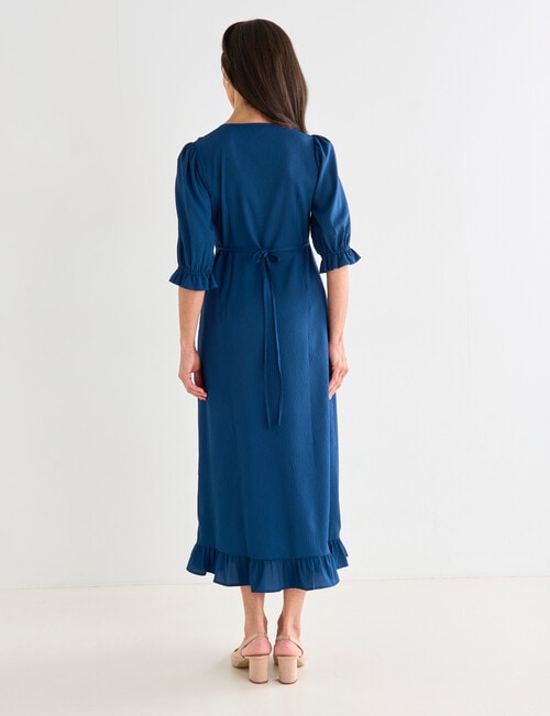 Ella J Textured Dress, Mallard product photo View 02 L