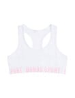 Bonds Cool Sport Racer Crop Top, White product photo