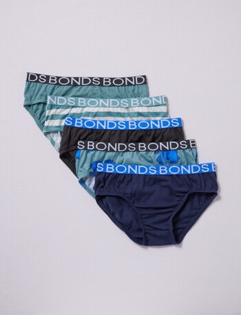 Bonds Multipack Brief, 5-Pack, Bob Dog Blue product photo