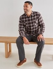 Kauri Trail Mckay Long Sleeve Shirt, Brown product photo View 03 S