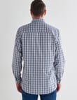 Chisel Baxter Long Sleeve Shirt, Blue product photo View 02 S