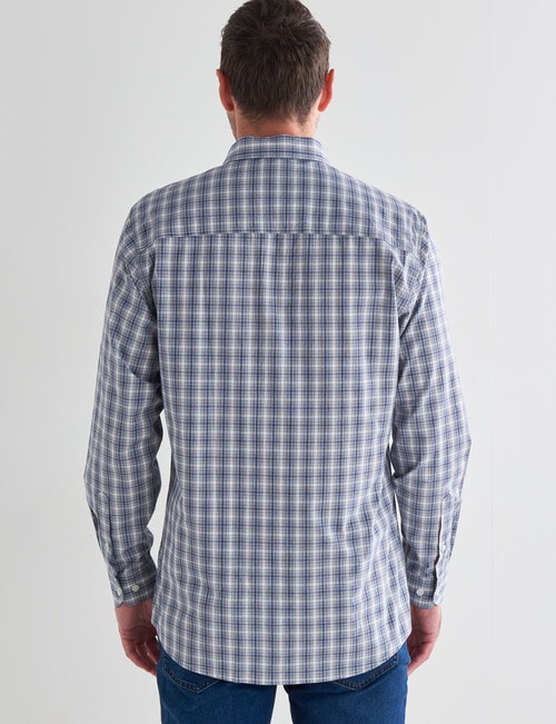 Chisel Baxter Long Sleeve Shirt, Blue product photo View 02 L