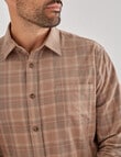 Kauri Trail Cord Long Sleeve Shirt, Tan product photo View 04 S