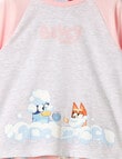 Licensed Bluey Bubbles PJ Set, Crystal Rose product photo View 03 S