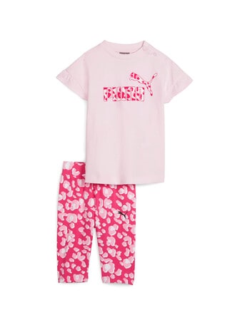 Puma T-Shirt & Legging Set, Fast Pink product photo