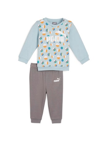 Puma Summer Camp Top & Jogger Terry Set, Turquoise Surf product photo