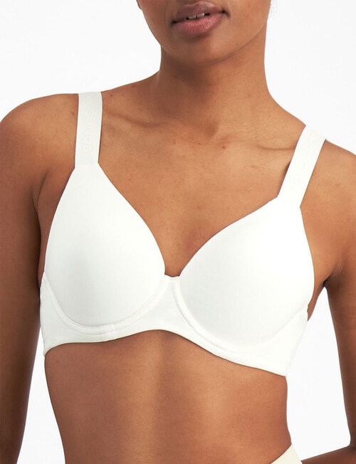 Bonds Move Contour Bra, White Cloud, A-G product photo