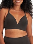Bonds Bases Wirefree Bra, Dusted Black, 8-20 product photo View 02 S
