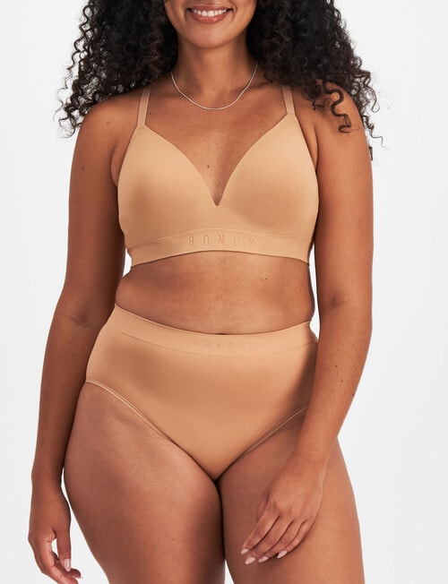 Bonds Bases Wirefree Bra, Blush Latte, 8-20 product photo