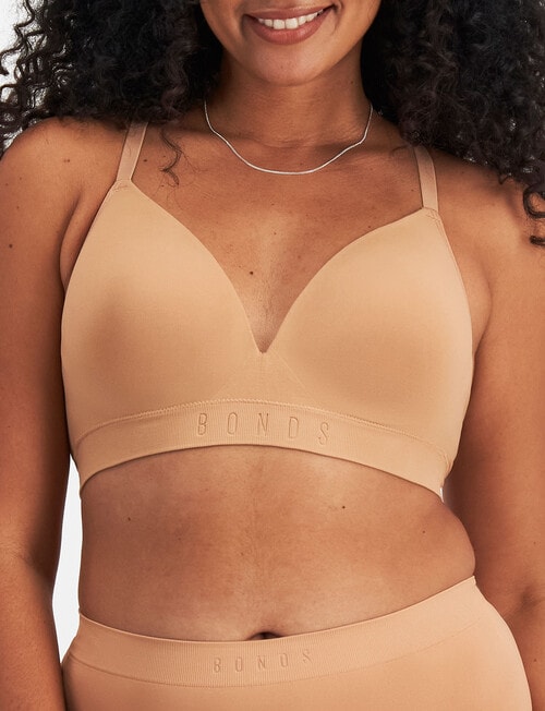 Bonds Bases Wirefree Bra, Blush Latte, 8-20 product photo View 02 L