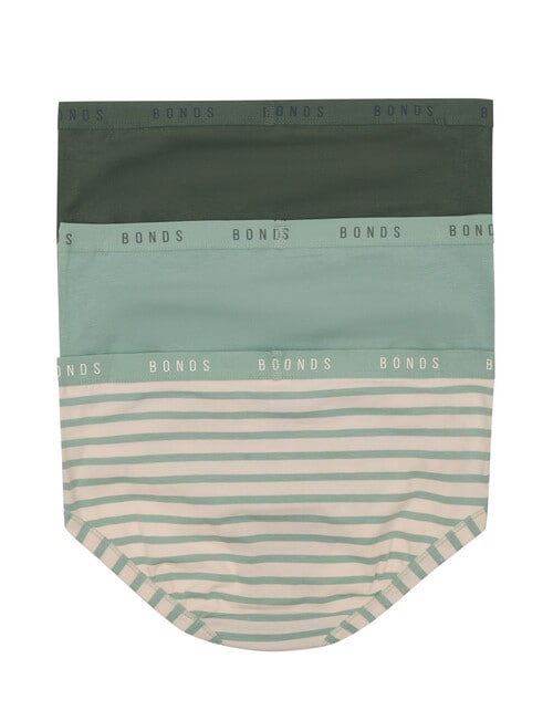 Bonds Cottontails Midi Brief, 3-Pack, Green, 10-24 product photo View 02 L