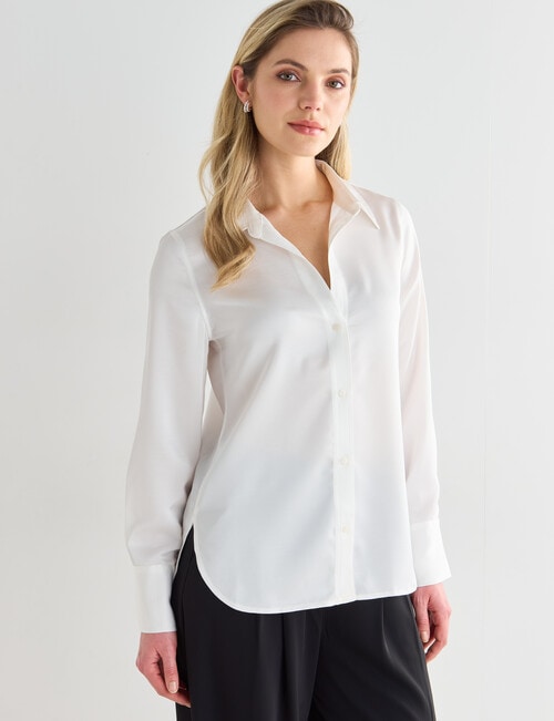 Whistle The White Shirt, Ivory product photo View 05 L