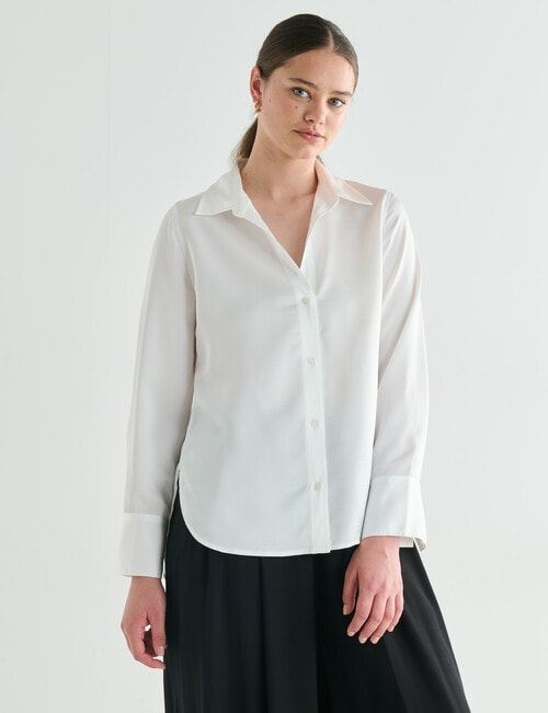 Whistle The White Shirt, Ivory product photo View 12 L