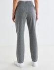 Whistle Check Ponte Jog Pant, Grey product photo View 02 S