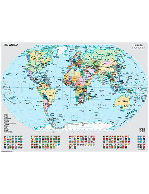 Ravensburger Puzzles Political World Map 1000-piece Puzzle product photo View 02 L