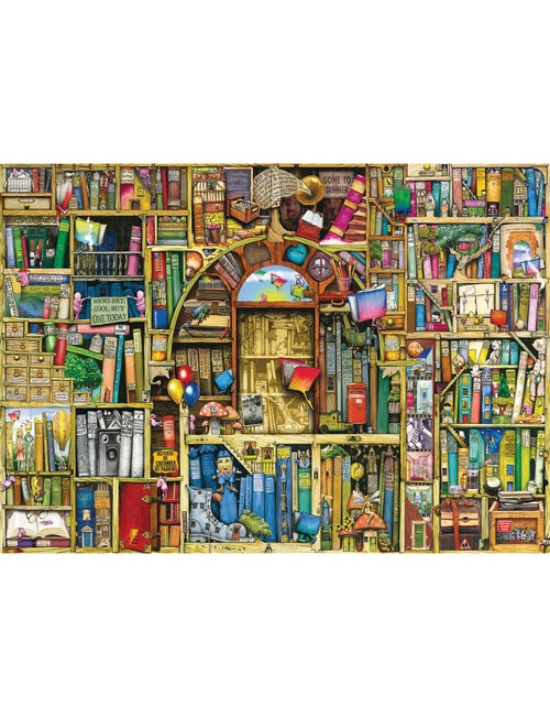 Ravensburger Puzzles The Bizarre Bookshop 2 1000-piece Puzzle product photo View 02 L