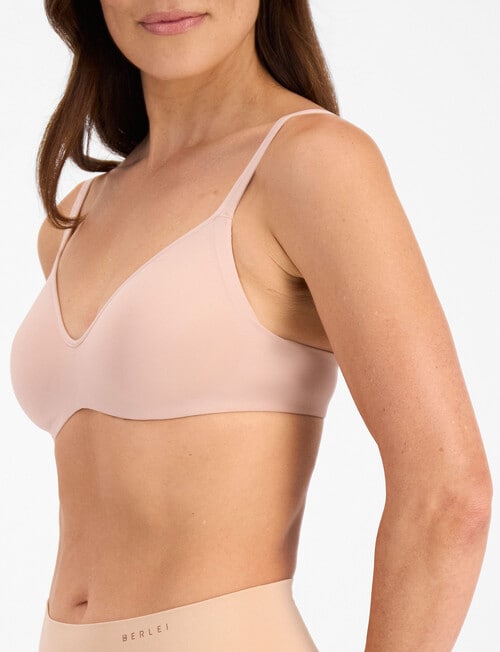 Berlei Barely There Wirefree Bra, Nude Lace, A-E product photo View 02 L