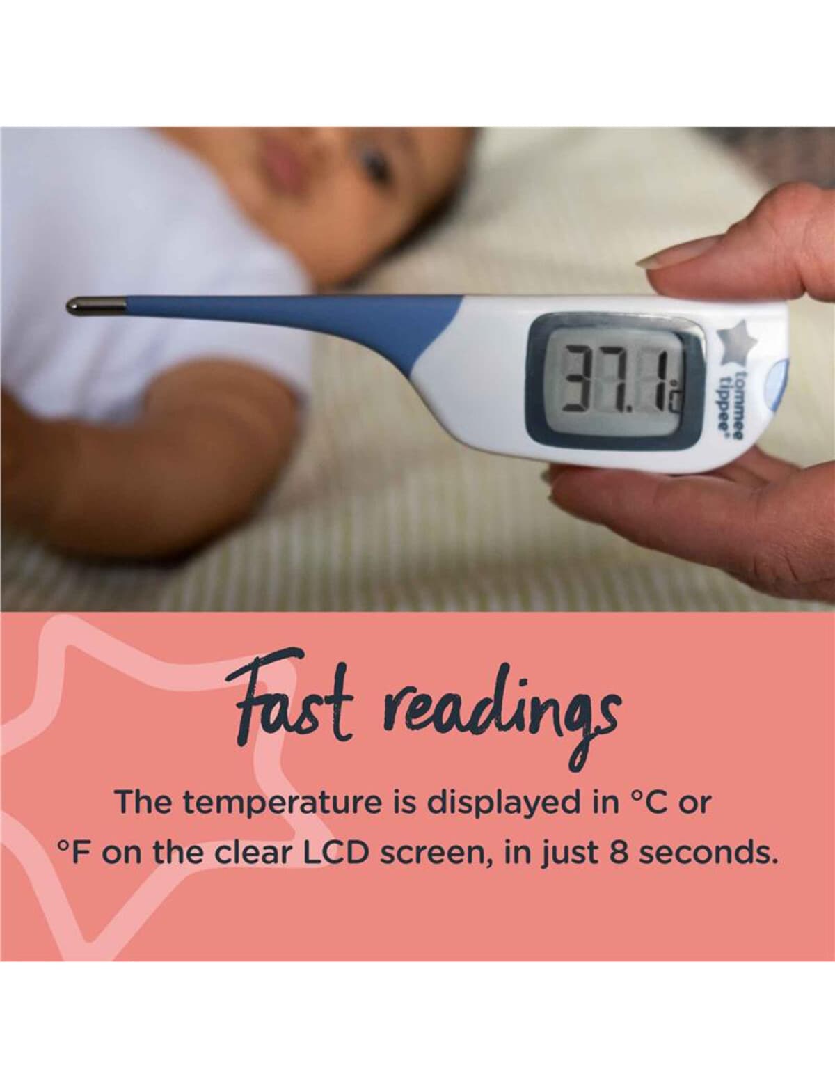 Vicks ComfortFlex Digital Thermometer - Fast 8 Second Color Coded Readings | Buy Now With