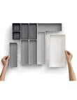 Joseph Joseph Blox Drawer Organiser, 10-Piece Set, Grey product photo View 03 S